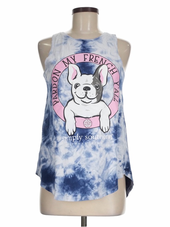 Simply Southern Tops - Simply Southern Pardon my Frenchie Tank Top